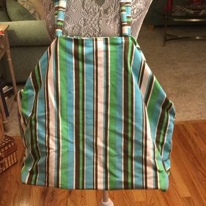 Unknown Bags - THIS LARGE STRIPED COTTON BEACH BAG Unknown Bags - THIS LARGE STRIPED COTTON BEACH BAG