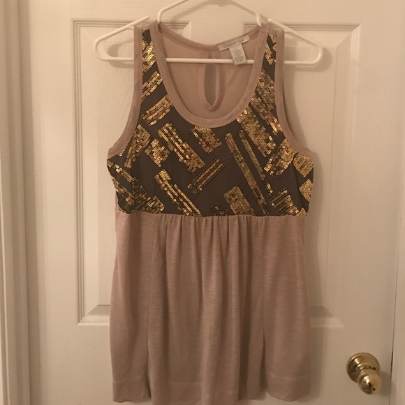 Sequin detail tank