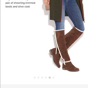 🐞🐞chocolate OTK faux suede boots 🐞🐞