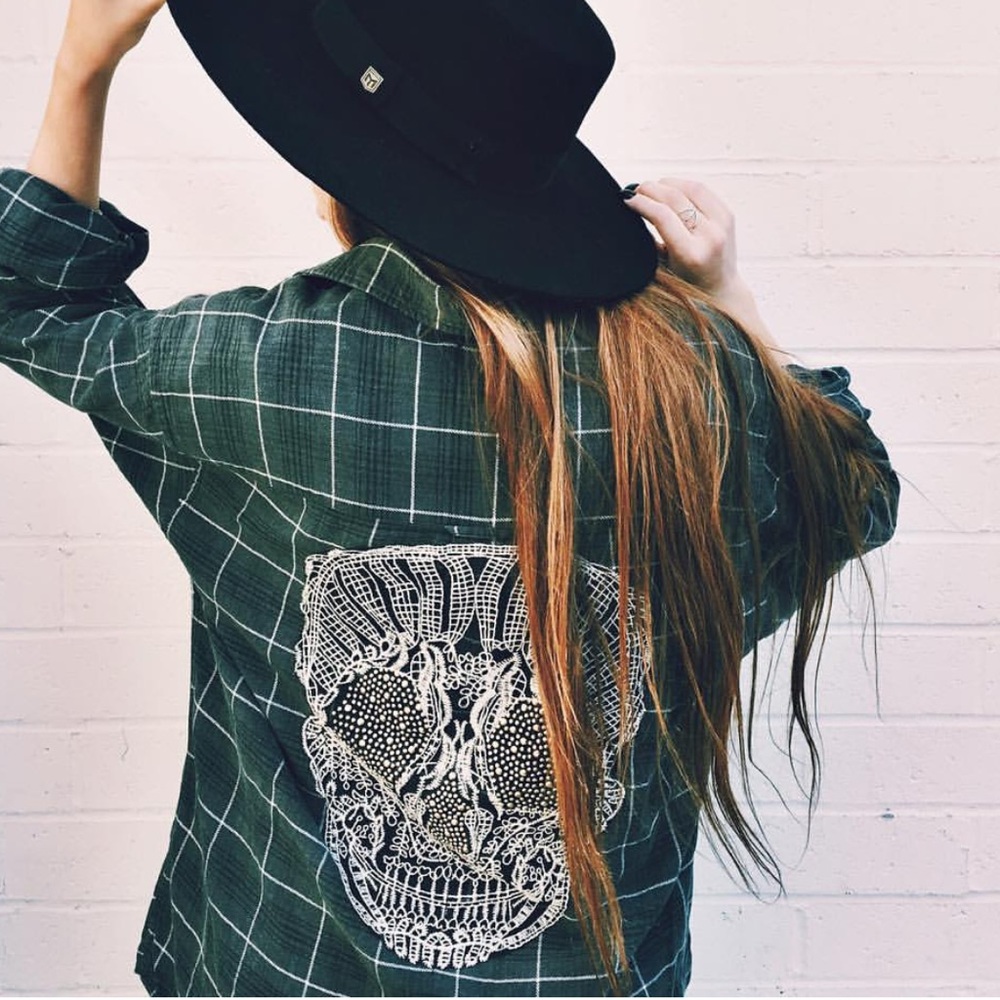 LF skull flannel☠️