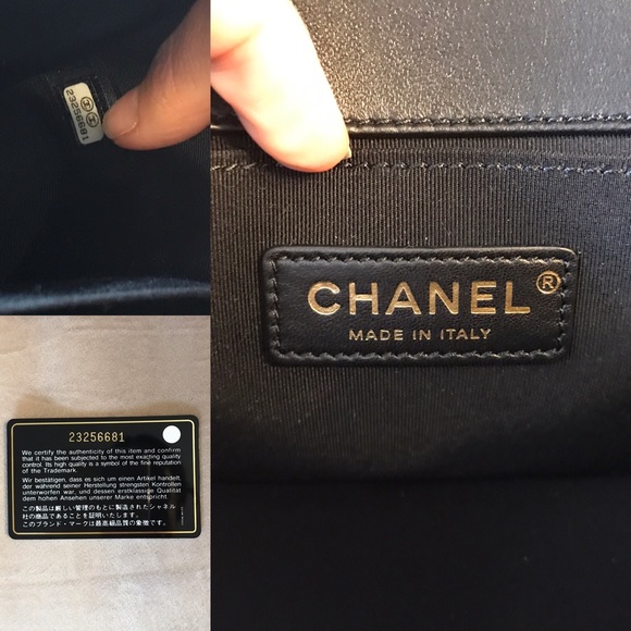 🚫SOLD!🚫CHANEL Medium Black Quilted Calfskin Boy - Picture 4 of 4