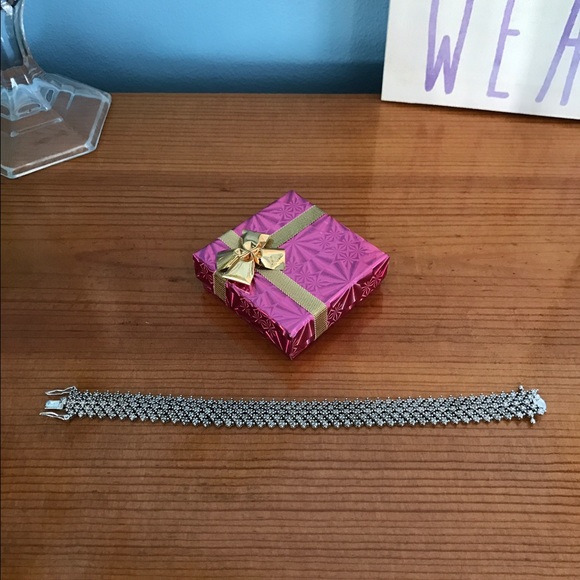 Jewelry - 1 Carat T.W. Diamond Sterling Silver Bracelet
