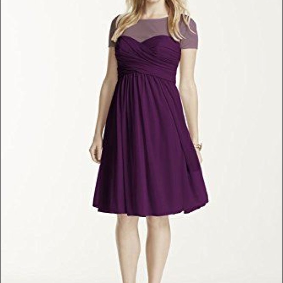 David's Bridal (Plum)  Bridesmaid dress
