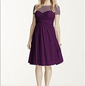 David's Bridal (Plum) Bridesmaid dress