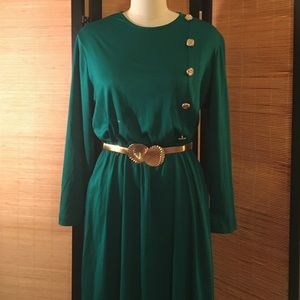Vintage green dress