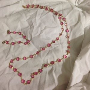 Avon Austrian crystal necklace and bracelet