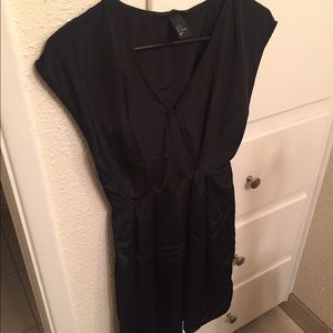 H&M silk black dress