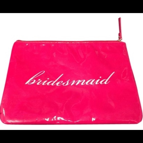 Kate Spade Hot Pink Bridesmaid Clutch