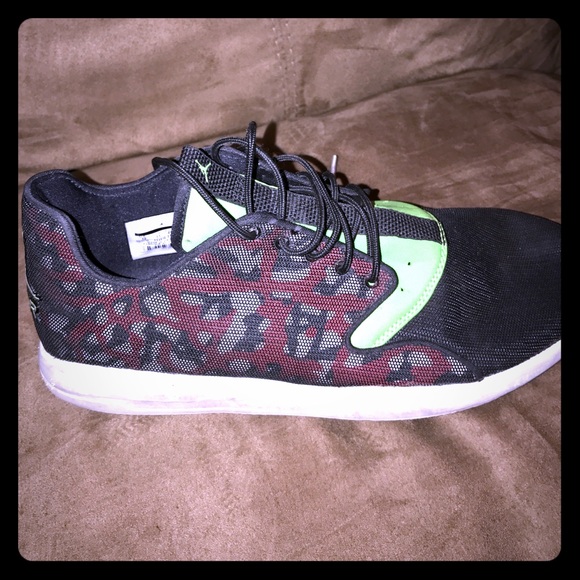 air jordan eclipse off court black green