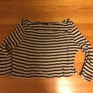 Off the shoulder brandy sweater