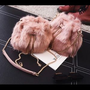 Fur purse