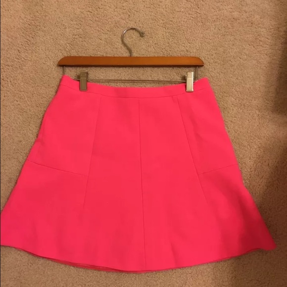 J Crew neon pink shirt size 4