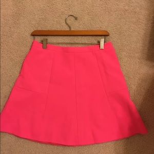 J Crew neon pink shirt size 4