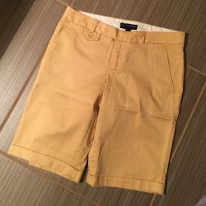 Yellow Banana Republic shorts. Size 4