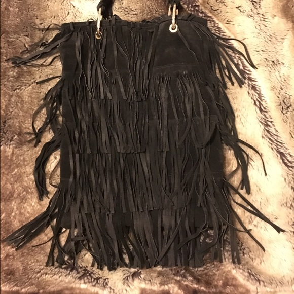 *HOLD* Authentic Possé New York Fringe Leather Bag