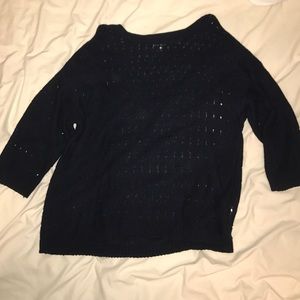 Navy sweater