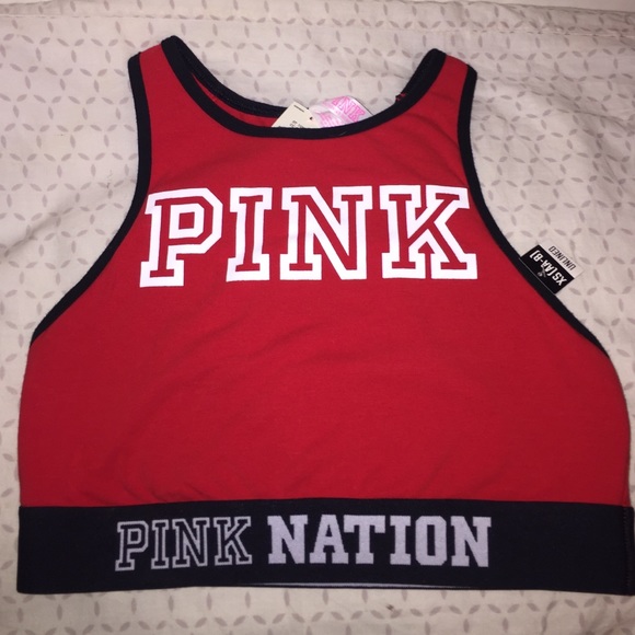 CUTEE PINK NATION high neck sports bra❤️