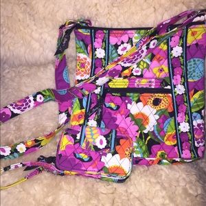 Vera Bradley Crossbody & Matching Wristlet