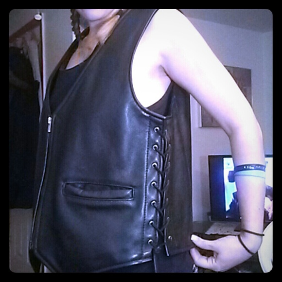 Vanson leather vest