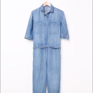 Gap denim jumpsuit