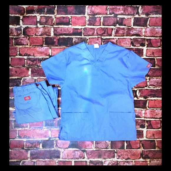Dickies Ceil Blue Scrub set