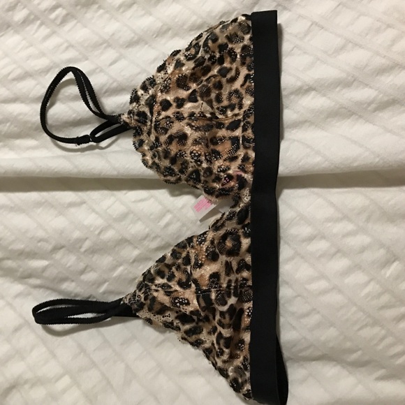 Victoria's Secret PINK cheetah bralette