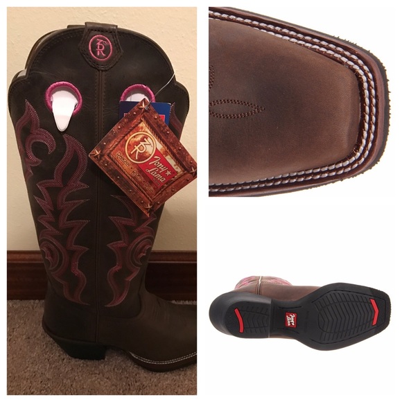 Tony Lama Chocolate Yukon Boots Size 9B