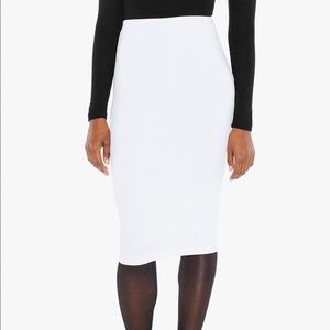 American Apparel white pencil skirt NWOT