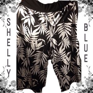 Shely Blue Wide Leg Dress Shorts