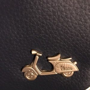 VESPA Blue/Gray Crossbody (NWT)