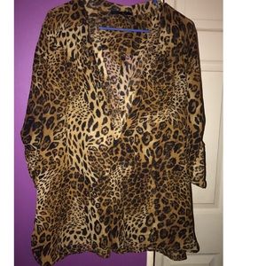 Cheetah blouse