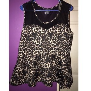 Cheetah blouse