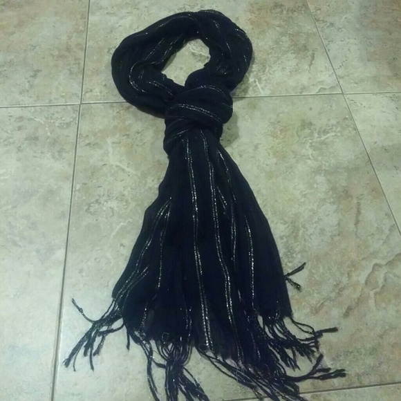 The Limited black and gold scarf