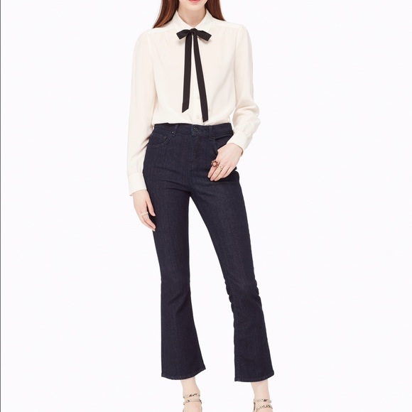 Kate spade flared denim pants