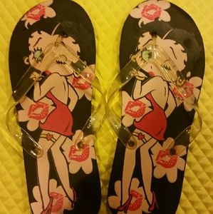 Betty Boop flip flops
