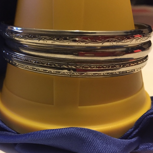 Silver bangles