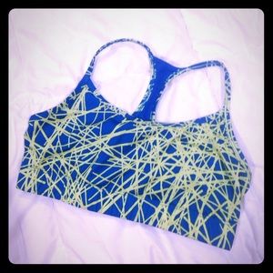 Reversible printed sports bra Small