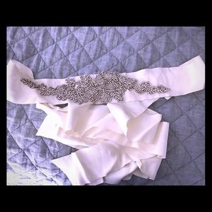 Vera Wang Crystal Bridal Sash