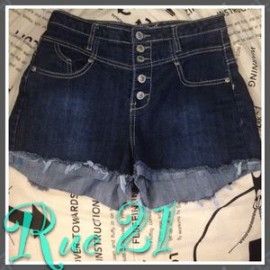 Cute, Flirty, and Sexy Rue 21 Denim Shorts.