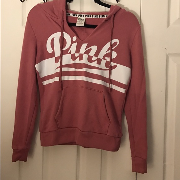 PINK Victoria's Secret Tops - Victoria's Secret Pink Begonia hoodie Size-XS(?S )