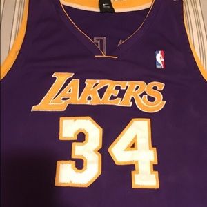 Official NBA Shaquille O'Neal #34 La Lakers Jersey