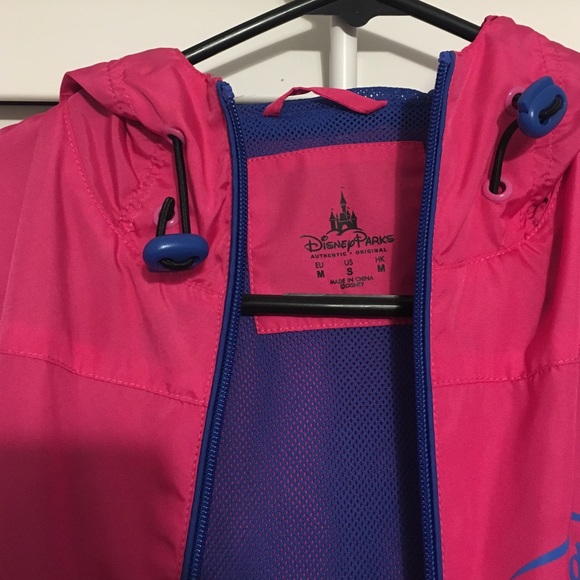 DisneyLand Rain Jacket Neon Pink - Picture 4 of 4