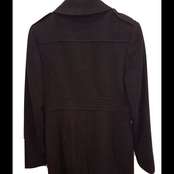 Kenneth Cole Reaction Black Wool Coat - Picture 2 of 2