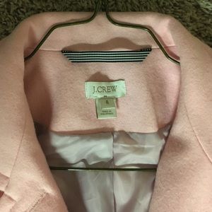 Light pink J Crew coat