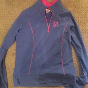 PINK yoga quarter zip