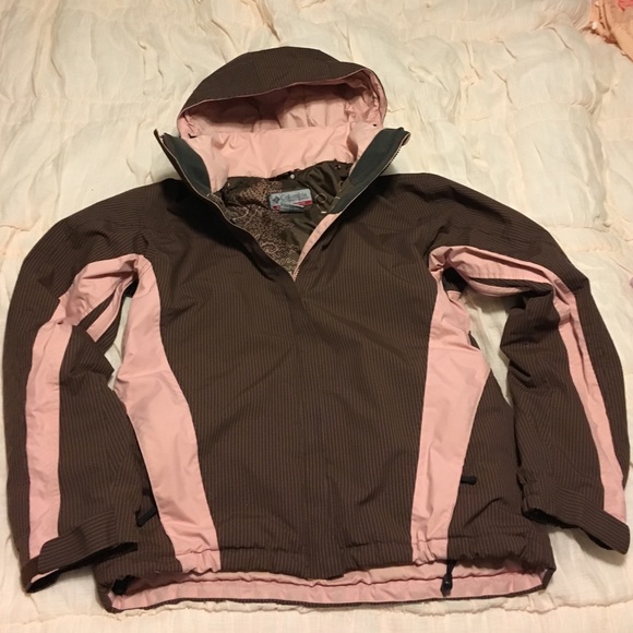 brown columbia coat