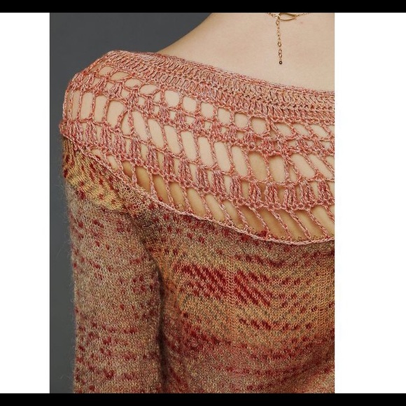 🌵FREE PEOPLE🌵SUNSET BELL SLEEVE SWEATER - Picture 2 of 4