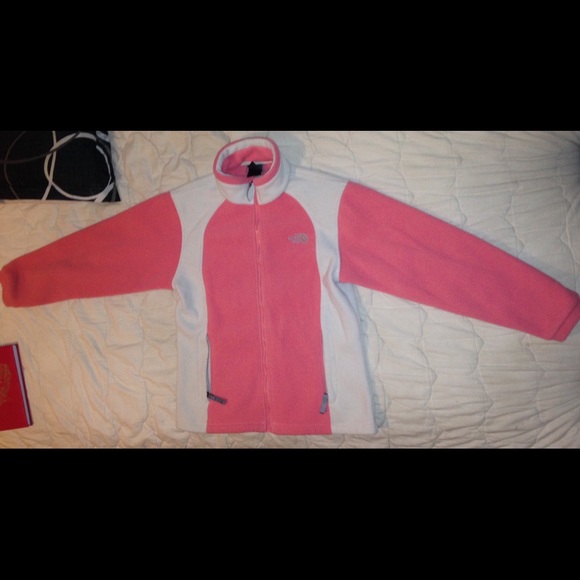 Girls Size Large Fleece North Face Zip-Up