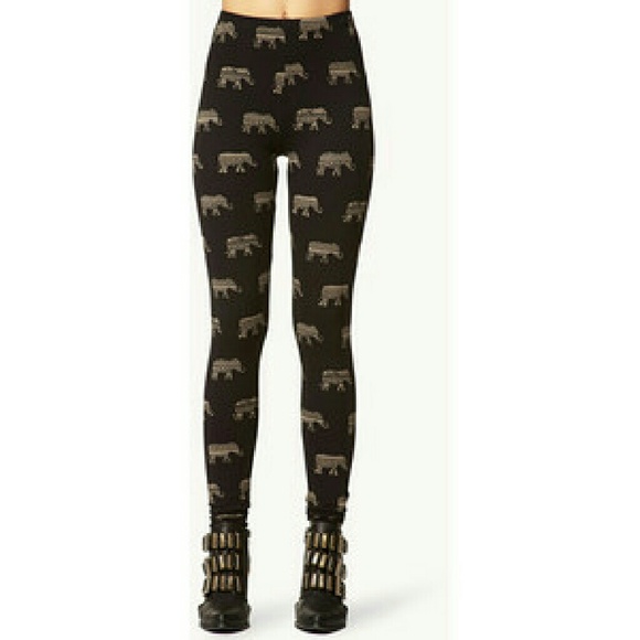 Elephant Print Leggings