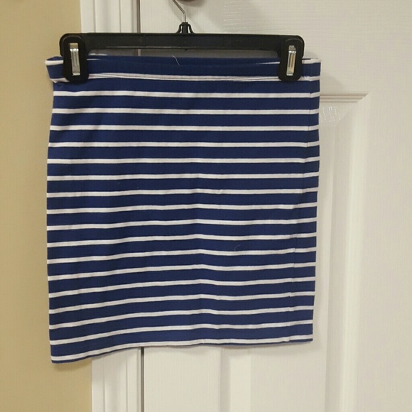 Striped Mini Skirt